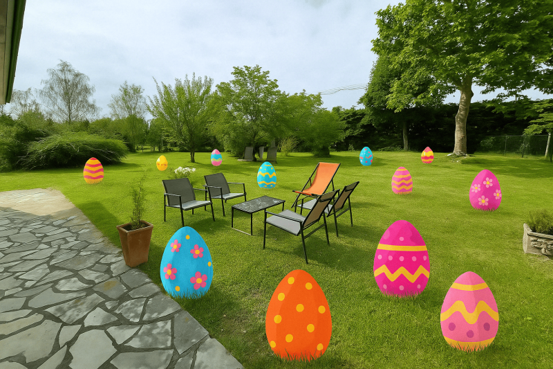 Hébergement avec grand jardin pour Paques à Créon 